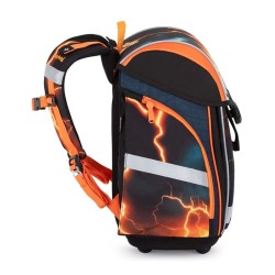 Ghiozdan ergonomic pentru băieți Premium Light, model No Speed Limit - Oxybag