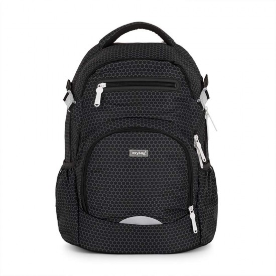 Ghiozdan și rucsac ergonomic pentru băieți - Oxy Ombre Black