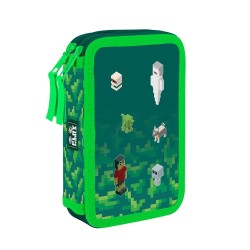 Penar cu două compartimente pentru băieți, cu model Minecraft Playworld - Oxybag
