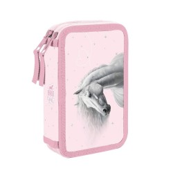 Penar fete cu două compartimente, model Horse Romantic - Oxybag