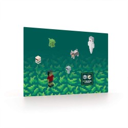 Protecție birou pentru băieți – model Minecraft  ,  Oxybag