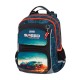 Set de școală: ghiozdan ergonomic, penar și rucsac tip sac cu șnur pentru băieți, 3 piese - Speed Oxy Jumper, Oxybag