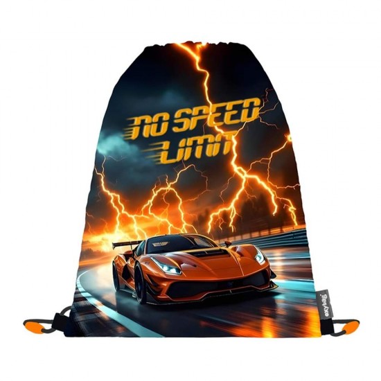 Set de școală: ghiozdan ergonomic, penar și sac de sport pentru băieți, 3 piese - PREMIUM LIGHT No Speed Limit , Oxybag