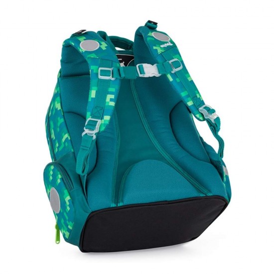 Set școală pentru băieți: ghiozdan, rucsac, penar - model OXY GO Minecraft Playworld, Oxybag