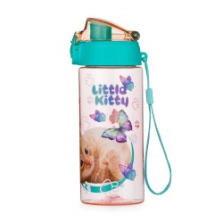 Sticlă de apă pentru fete - Little Kitty Oxy Click, Oxybag - 500ml