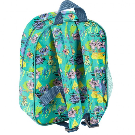 Ghiozdan copii grădiniță cu un compartiment, model STITCH, albastru - Paso