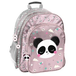 Ghiozdan/Rucsac ergonomic pentru școală sau antrenamente, model Panda -PASO