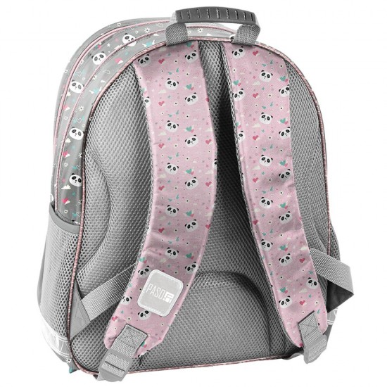 Ghiozdan/Rucsac ergonomic pentru școală sau antrenamente, model Panda -PASO
