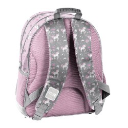 Ghiozdan/Rucsac ergonomic pentru școală sau antrenamente, model UNICORN, roz - Paso