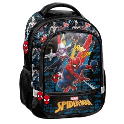Ghiozdan/rucsac școlar cu două compartimente pentru băieți -   SPIDERMAN - Paso