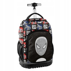 Ghiozdan tip troler cu roți pentru băieți, SUPERHERO Spiderman - Paso
