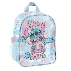 Ghiozdan băiețel grădiniță cu un compartiment  model-Ohana Stitch, turcoaz - Paso