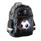 Ghiozdan copii cu două compartimente, model  Football Team, negru -Paso