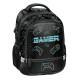 Ghiozdan ergonomic băieți pentru școală, model  Gamer Star negru -Paso