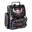 Ghiozdan ergonomic pentru copii, model Little Stitch negru - Paso Ghiozdan ergonomic pentru copii, model Little Stitch negru - Paso
