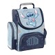 Ghiozdan/rucsac ergonomic copii, model „Hola Stitch”,turcoaz-bleumarin -Paso