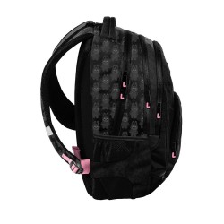 Ghiozdan școlar ergonomic, model Labubu,  negru - Paso