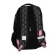 Ghiozdan școlar ergonomic, model Labubu,  negru - Paso