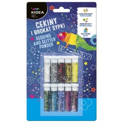 Paiete și sclipici – set 10 bucăți