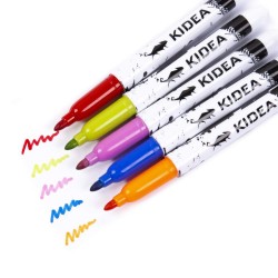 Set de 10 markere pentru textile - Kidea