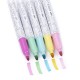 Set de 5 markere în culori pastelate pentru textile - Kidea