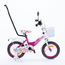 Bicicletă pentru copii 12" TOMABIKE BUBBLE, roz